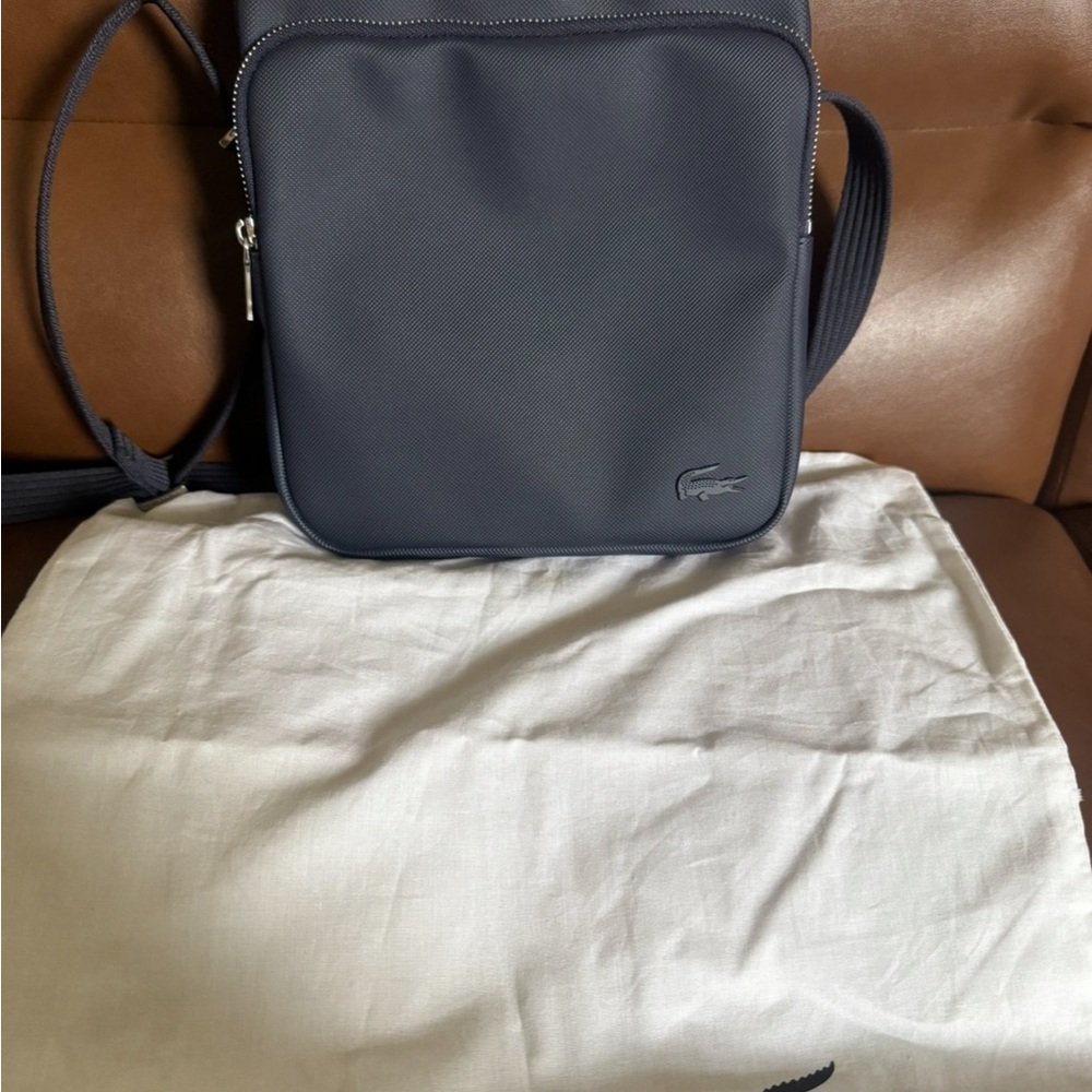Lacoste Dark Blue Messenger Bag